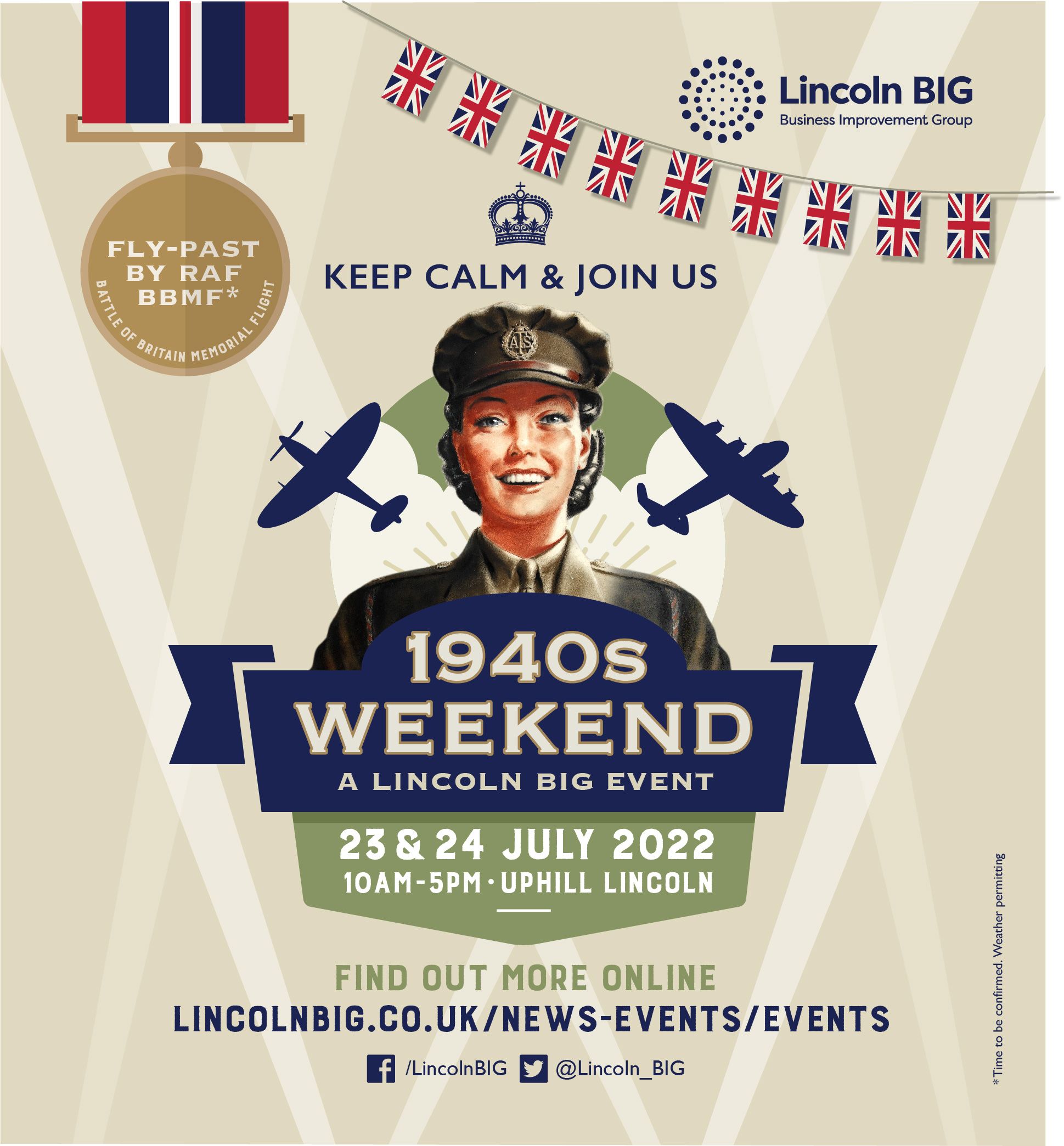 Lincoln 1940’s Weekend Programme 